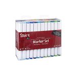 Darice Studio 71 Alcohol-Based Marker Set, Dual Tip, 48 Pieces, Ink, Assorted, 17.78 x 5.08 x 13.97 cm