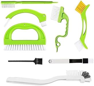 8 Pcs Grout Cleaner Brush, Hand-held Groove Gap Cleaning Tools Tile Joint Scrub Brush to Deep Clean, Household Cleaning Brushes for Window Door Track, Kitchen, Seams, Floor Lines,Stove Tops, Shower