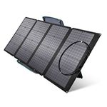 EF ECOFLOW 160W Portable Solar Panel for EFDELTA/RIVER series, Foldable Solar Charger Chainable for Power Station Waterproof IP67 for Outdoor Camping RV