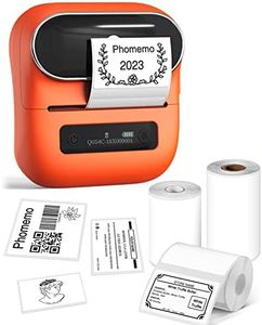 Phomemo M220 Label Maker, New Flagship Barcode Printer, 3.14 '' Bluetooth Thermal Label Printer, for Address, Mailing, Files,Small Printer Compatible with Android, iOS,with 3 Label, 80mm