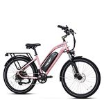 ADDMOTOR Electric Bike for Adult CITYPRO E-43, 125 MI City Ebike, 960WH 500W Step-Thru Commuter Electric Bicycle with 48V 20Ah Battery, 26"x 2.3" City Electric Bike E-Bike