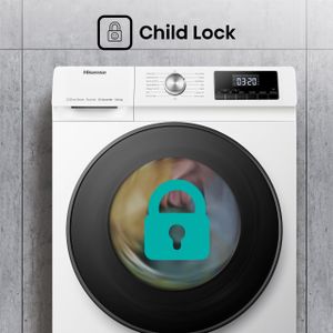 Hisense 10kg Washer Dryer – White, Freestanding Laundry Appliance