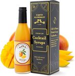 Liquid Alchemist Mango Syrup for Drinks - Real Ingredients Make our Mango Puree for Cocktails the Perfect Mango Margarita Mix - Our Mango Flavoring Syrup is Non-GMO & Vegan - Mango Drink Syrup (12 oz)