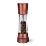 Cole & Mason Derwent Pepper Grinder - Copper Mill Includes Gourmet Precision Mechanism and Premium Peppercorns