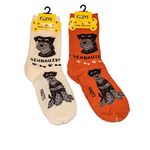 Foozys Unisex Crew Socks | Canine/Dog Collection | Schnauzer, Schnauzer, Unisex