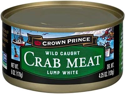 Crown Prince Lump White Crab Meat, 6-Ounce Cans (Pack of 12)