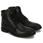 Royal Enfield Mudbound Boots Black Shoes-UK 10 (RLCSOA220233)