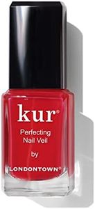 LONDONTOWN Nail Veil #8 Enhancing Nail Care Color and Formula, Sheer Poppy Red, 0.4 fl. oz.