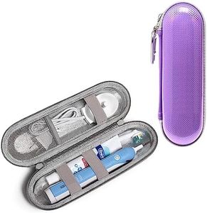 Estuche de Cepillo de Dientes eléctrico para Oral-B, Philips Sonicare y la mayoría de Marcas de cepillos de Dientes eléctricos
