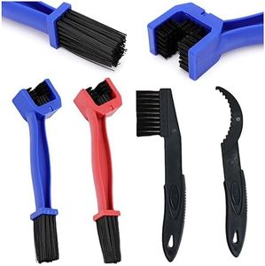 Wanfoou 4 PCS Bicycle Chain Cleaner, Motorcycle Chain Washer, Motorcycle Bicycle Chain and Gears Brush Cleaner Maintenance Cleaning Tool