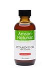 Vitamin E Oil 2oz / 60 ml – by Amson Naturals - 100% Natural – 60 000 IU - For Face, Body & Hair