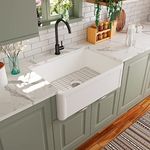 White Porcelain Farmhouse Sink