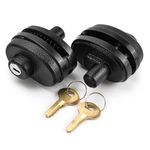 VicBre 2 PCS Keyed Alike Trigger Gun Locks for Pistols Rifles Shotguns BB Gun