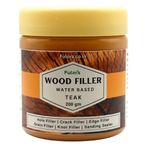 Fulora Wood Filler Teak | Water-Based, Eco-Friendly Hole, Crack & Grain Filler | Quick Drying, Easy Sanding, Smooth Finish for Wood Surfaces, DIY & Crafts (Wood filler, 200 gm)