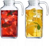 Glass Pitcher with Lid – Set of 2 G