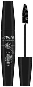 lavera Intense Volumising Mascara - Black - Mascara - Large Volume Brush - Vegan - No Silicone - No Mineral Oil - No Microplastic - Organic Jojoba Oil - Vegetable Keratin - 13 ml