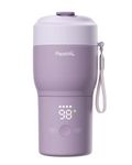 Papablic Pro Portable Travel Bottle Warmer, Fast Heating, Built-in Sterilizer, 30W Quick Charge, 5 Temperature Control, Easy Clean Wide Mouth, Bottle Warmer
