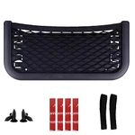 EINESIN 3 IN 1 Car Storage Organizer Pocket Net, Universal Car Mesh Organizer Elastic Storage Net, Framed Stretch Mesh Net Pocket 252x120MM, Van Motorhome Caravan Boat