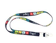 IndusSeller_Tibetan Ladakh Keychain Lanyard Bag/ID Holder(Multicolor) 18 inch Long Pack of 01