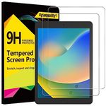 4youquality [2-Pack Screen Protector for iPad 9 (2021 Model)/ iPad 8 (2020 Model)/ iPad 7 (2019 Model)[10.2-Inch, 9th/8th/7th Generation] Tempered Glass Film, Anti-Scratch, Impact-Resistant