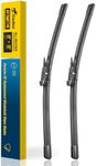 Raidbee® 28"+28" Windshield Wiper Blades Replacement For Ford Escape 2019-2013 Focus 2018-2012 Edge 2022-2015 Fusion 2019-2013 Transit Connect 21-14 Windshield Wiper Blades For My Car Set of 2