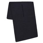 Mile High Life | Pro Tour Caddy Towel | 17” x 40” with 8” Center Slit | Premium Microfiber Waffle Texture (Black)