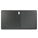 Denmay 13191 43.5CM x 23.5CM Bbq Griddle for 2 Burners Landmann EMAILLEE Triton 2 Bruleurs, Cast Iron Griddle Plate for Gas Bbq Griddle Plate, Heat Plate, 1 Pack
