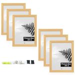 Art Street Wall Photo Frame Set of 6 Photo Frame (8 X 12 Inch Photo Frame Set) - Beige