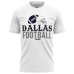 Printbox Originals Dallas Football Texas Shirt for Men, Dallas Shirts, Fans Gameday Apparel, Crewneck T-Shirt, White, XL