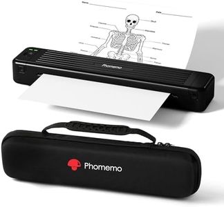 Phomemo Portable Printers Wireless for Travel, [Upgrade] P831 Inkless Thermal Transfer Portable Printer Support 8.5'' x 11'' US Letter Regular Copy Paper, Compatible with Phone & Laptop, 300DPI