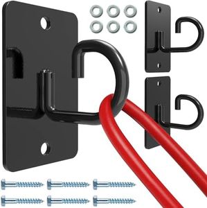 KOMOHOM (3PCS) Wall Mount Workout Anchors,Resistance Band Wall Anchor,Space Saving Wall Mount Workout Anchors for Home Gym Workouts，Body Weight Straps, Suspension Training, Exercise,Stretching,Yoga