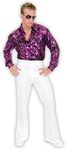 Charades Men's Disco Pant, White, 36