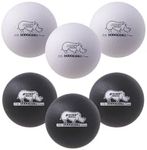 Champion Sports 6" Black and White Rhino Skin Low Bounce Dodgeball Set