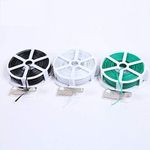 50/100m Green, White, Black Wire Roll Line Organizer Garden Plant Twist Cable Reel Tie With Cutter for Gardening, Home, Office