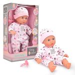 John Adams | Tiny Tears - Teeny Baby - 30cm soft bodied doll: One of the UK's best loved doll brands! | Nurturing Dolls | Ages 10m+