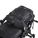 Rhinowalk Motor Saddle Bag Motorcycle Pannier Bag Waterproof Multifunctional Rear Rack Trunk Seat Bag (Black 10L)