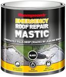 Ronseal TERRM750 Thompsons Emergency Roof Repair Mastic 750 ml, Black