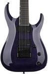 ESP LTD SH-7 Evertune Signature Series Brian "Head" Welch Electric Guitar with Case, See Thru Purple