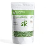 Teamonk - Stinging Nettle Herbal Tea 100gm Bag | Loose Detox Tea Leaves | Supports Weight and Blood Pressure Management | Immunity Booster | Rich in Nutrients | Caffeine Free Tea Leaves