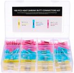 Wirefy 180 PCS Heat Shrink Butt Con