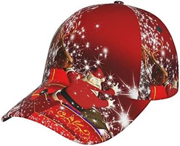 LAMAME Casquette de baseball unisexe réglable avec motif tête de mort, Christmas Magic, 5-8