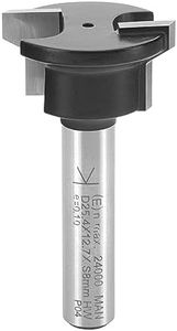 ENT 16270 Fresa para ensamble de cajones, en carburo, vástago (S) de 8 mm, diámetro (D1) de 25,4 mm, longitud útil 1 (NL1) de 12,7 mm, diámetro 2 (D2) de 19 mm, longitud útil 2 (NL2) de 3,97 mm, longitud total (SL) de 32 mm