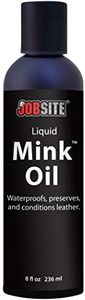 JobSite Premium Mink Oil Leather Waterproof Liquid - 8 oz - 1 Bottle