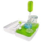 Travel Baby Bottle Drying Rack with Bottle Brushes for Camping Travelling with Baby