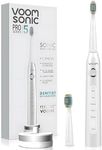 Voom Sonic Pro 5 Electric Toothbrush for Adults - Ultrasonic Electric Toothbrushes with Replacment Brush Head, Dentist Recommended Power Sonic Toothbrush with 5 Modes