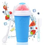 susimond Premium Slushy Maker Cup, Durable Slushie Maker Cup for Christmas with Cup Brush Straw and Spoon, Portable Quick Frozen Smoothies Squeeze CoolingCup for Milk Drinks and Juices