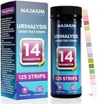 Majaium Urine Test Strips for Urinalysis 14 Parameter - 125 CT UTI Urinalysis Test Strips Full Panel for UTI Ketone Protein Kidney & Liver Function