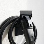 EVify Space-Saving Type 2 Cable Holder • EV Charger Holder • Type 2 Charger Wall Mount • Plug Holder Wall Bracket