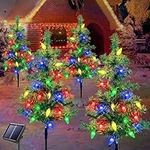 XIJUAN 4-Packs Solar Christmas Tree