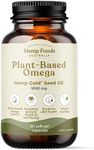 Plant-Based Omega Capsules with Hemp Gold® Seed Oil 60c